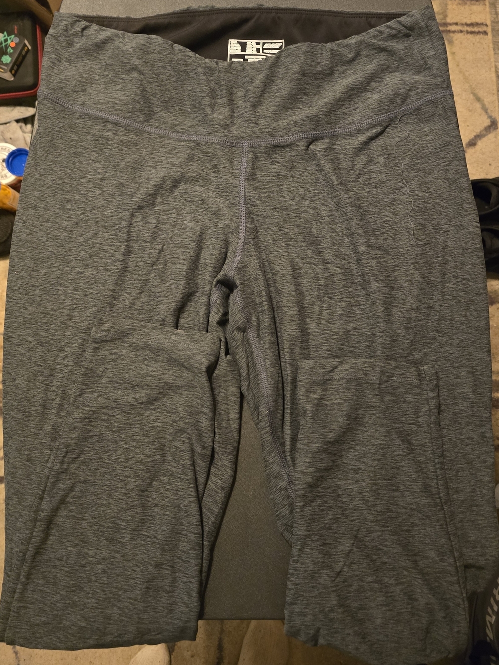 New Balance Gray Heathered Women's Stretch Leggings